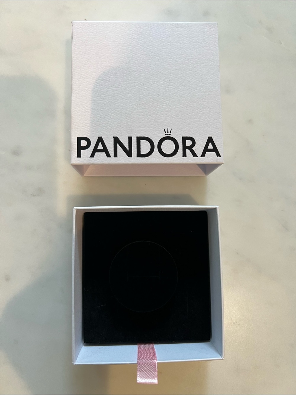 Pandora Jewelry Gift Box Presentation Box with Black Insert